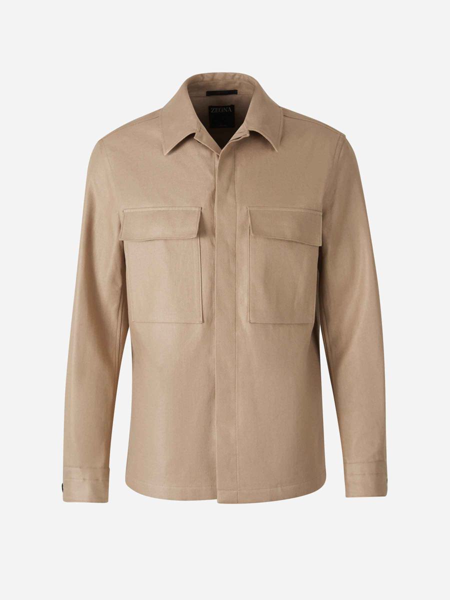 Zegna Oasi Linen Overshirt