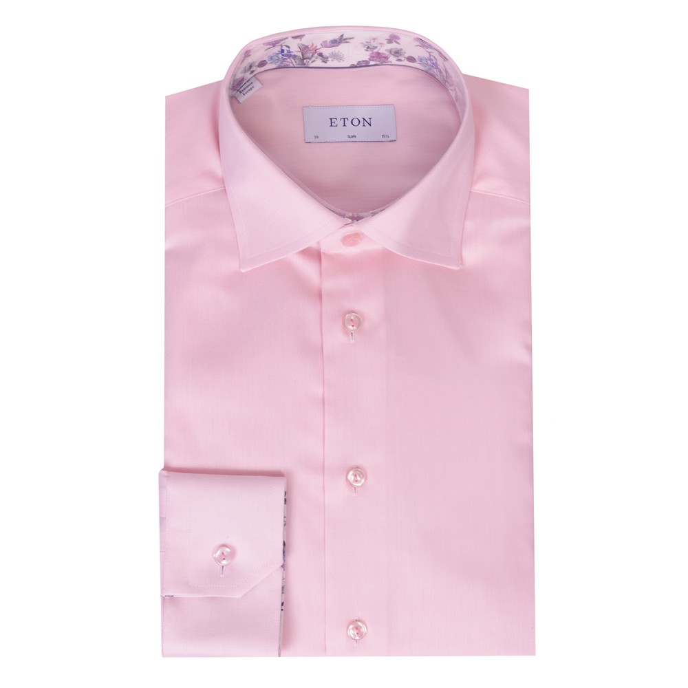 Essential Dress Shirt With Floral Trim