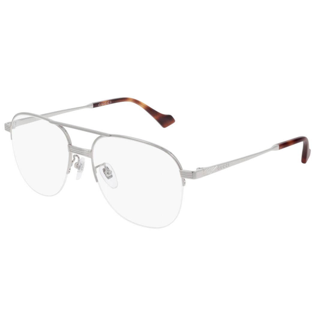 Gucci Eyewear Gg0745o004 Silver Silver Transpa