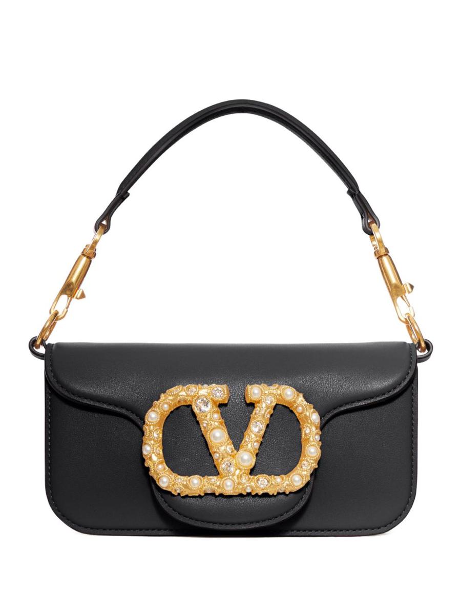 Valentino Garavani Locò 小号皮革单肩包