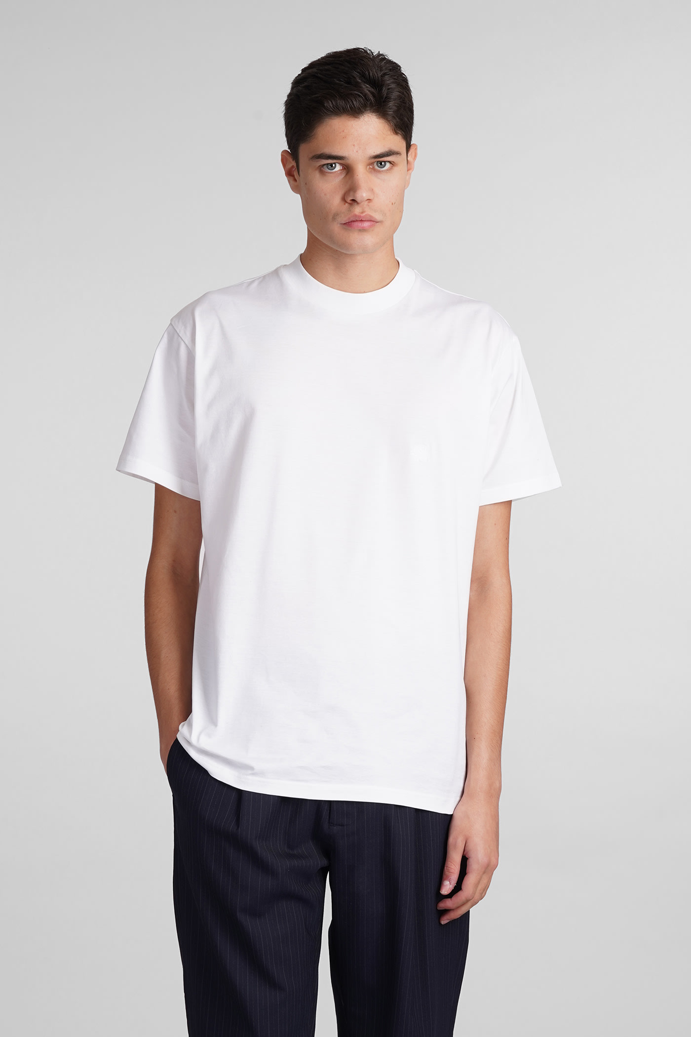 Low Brand B150 Rose T-shirt In White Cotton