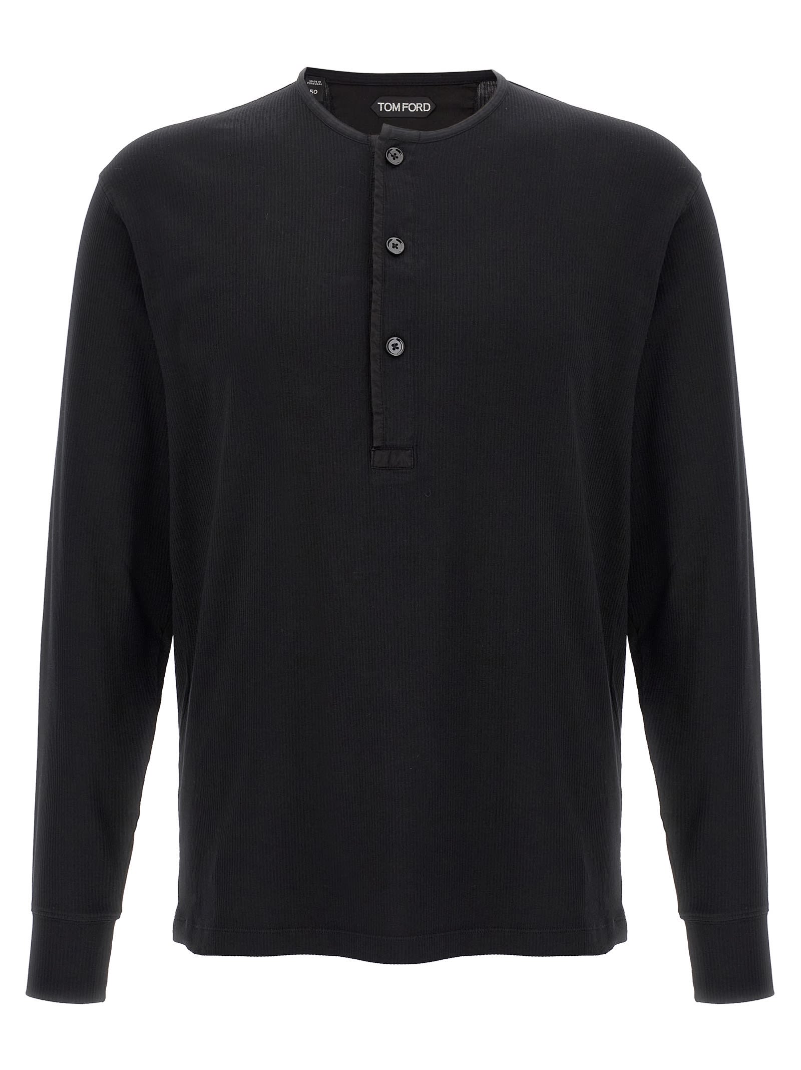 Tom Ford Ribbed Cotton T-shirt