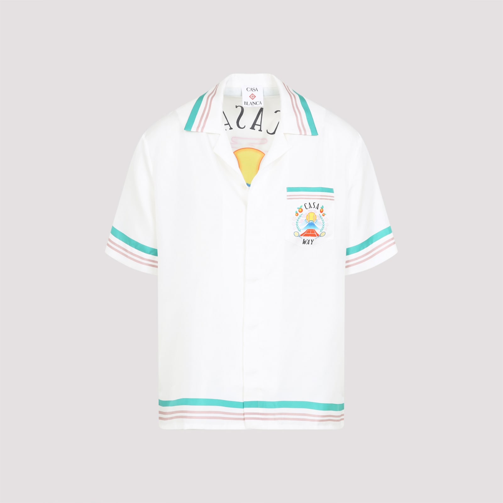 Casablanca Cuban Collar Shirt