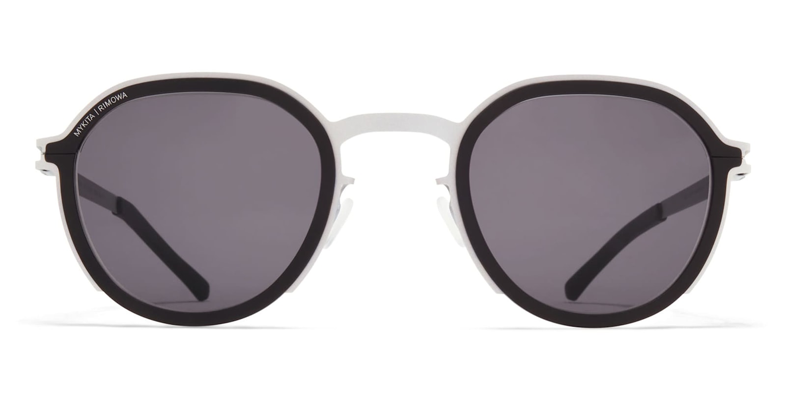 Mykita Mr001 Al1 - White Silver / Black / Coolgrey Lens Sunglasses