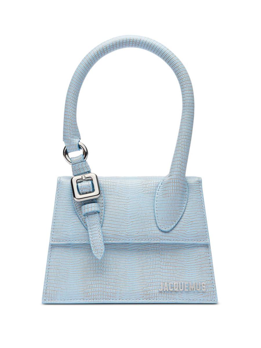 Jacquemus 'The Medium Chiquito' Mini Bag In Light Blue Leather