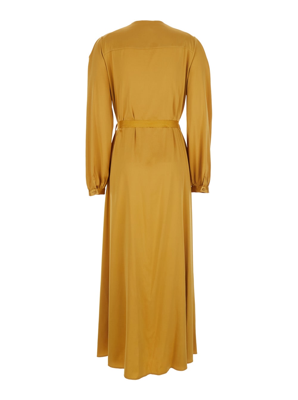 Forte_Forte Silk Long Sleeves,maxi Dress