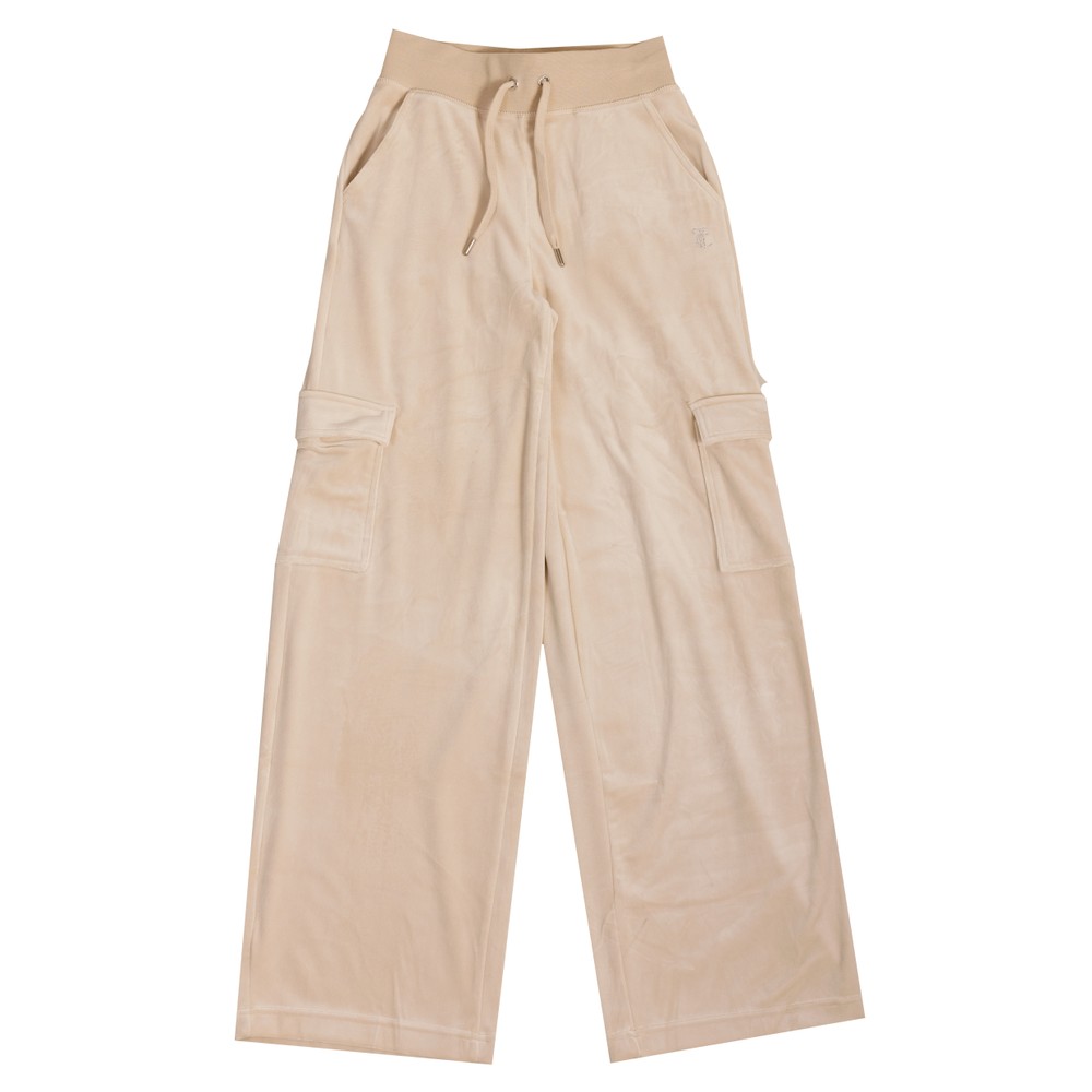 Audree Velour Cargo Trouser