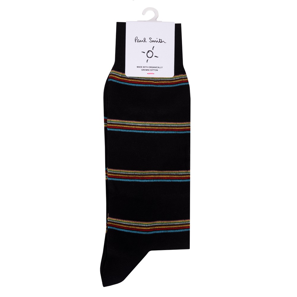 Signature Block Stripe Sock