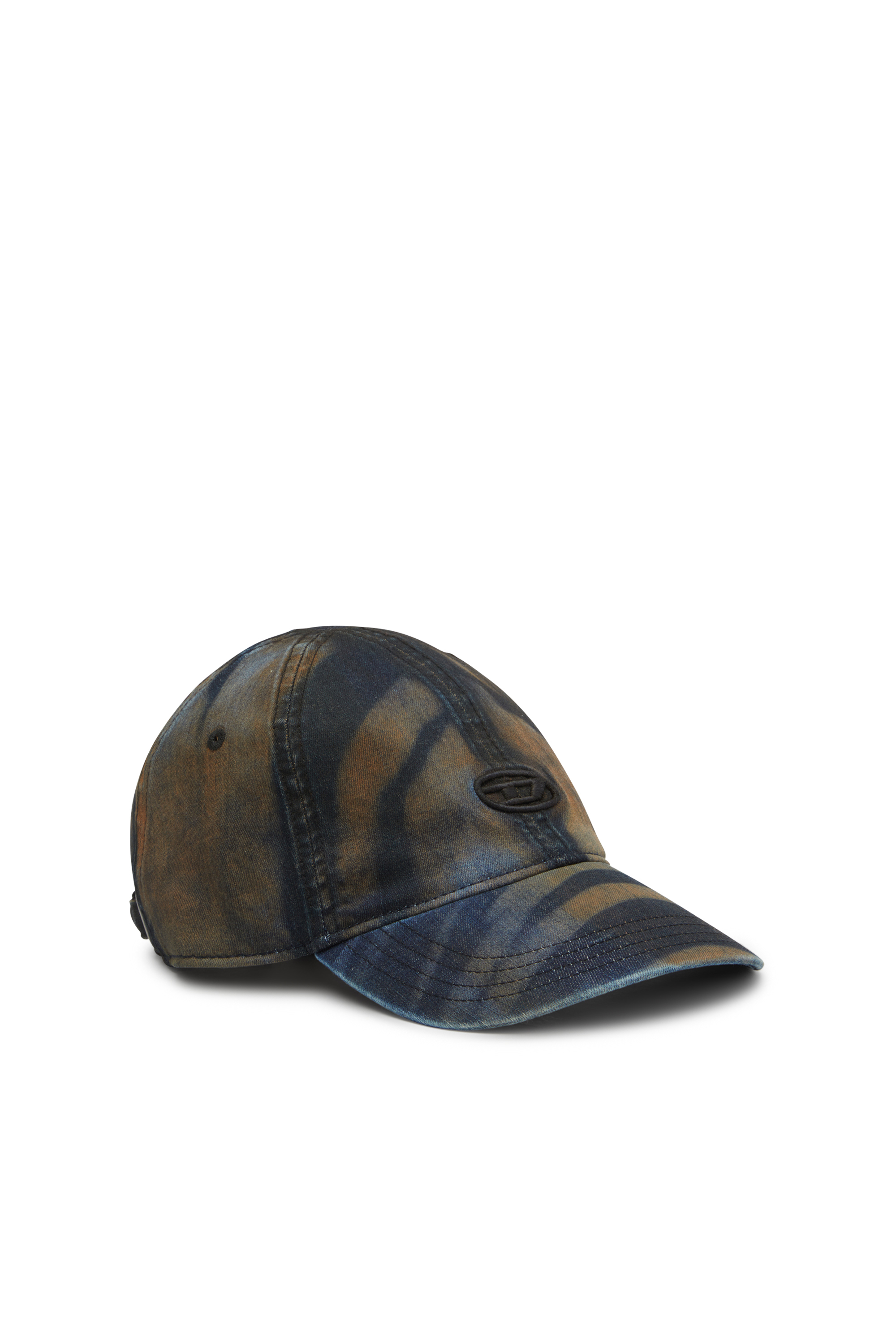 Diesel - Denim cap with camouflage effect - Caps - Man - Multicolor