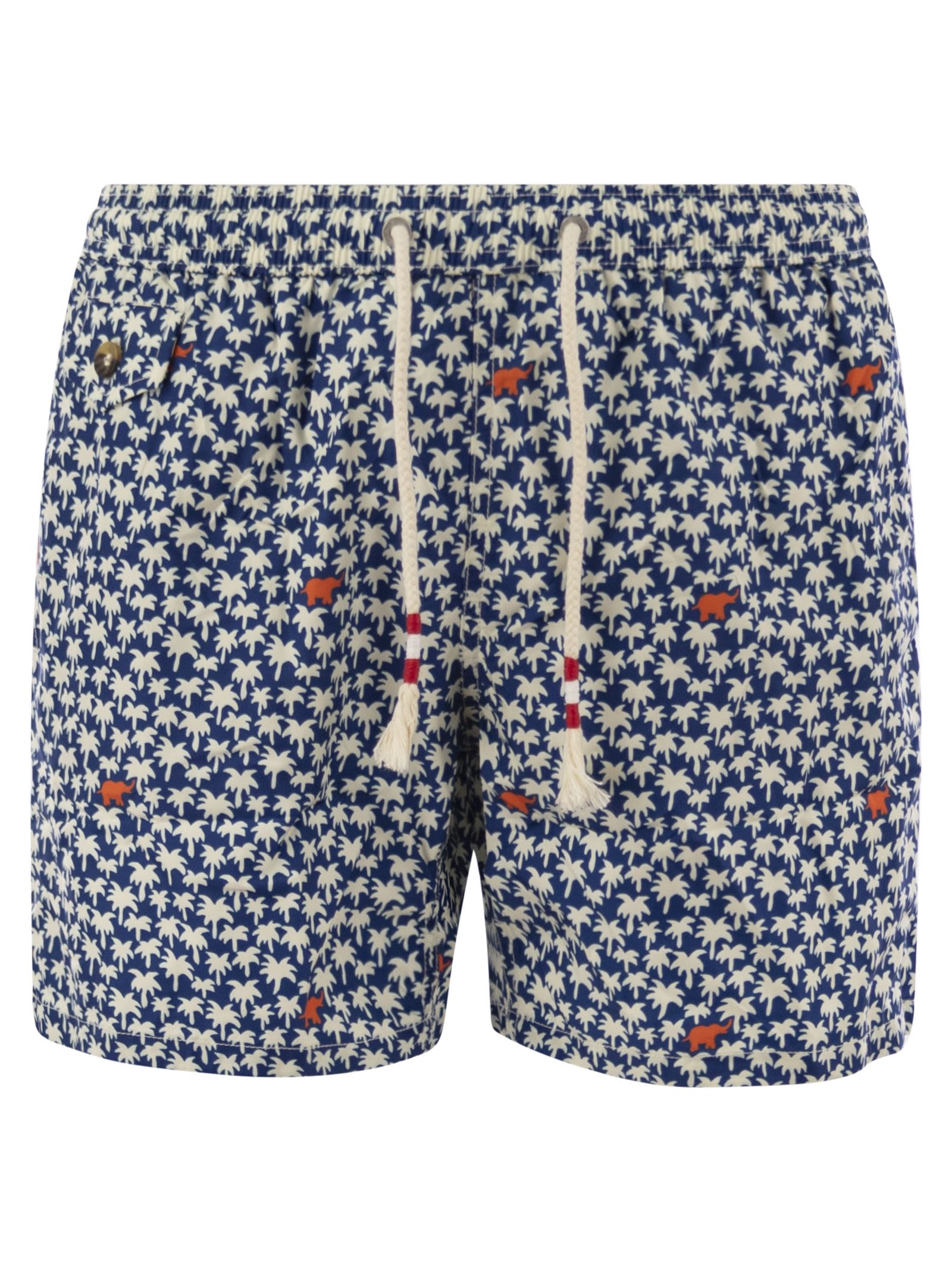 MC2 Saint Barth Lightweight Fabric Swimming Costume With Print