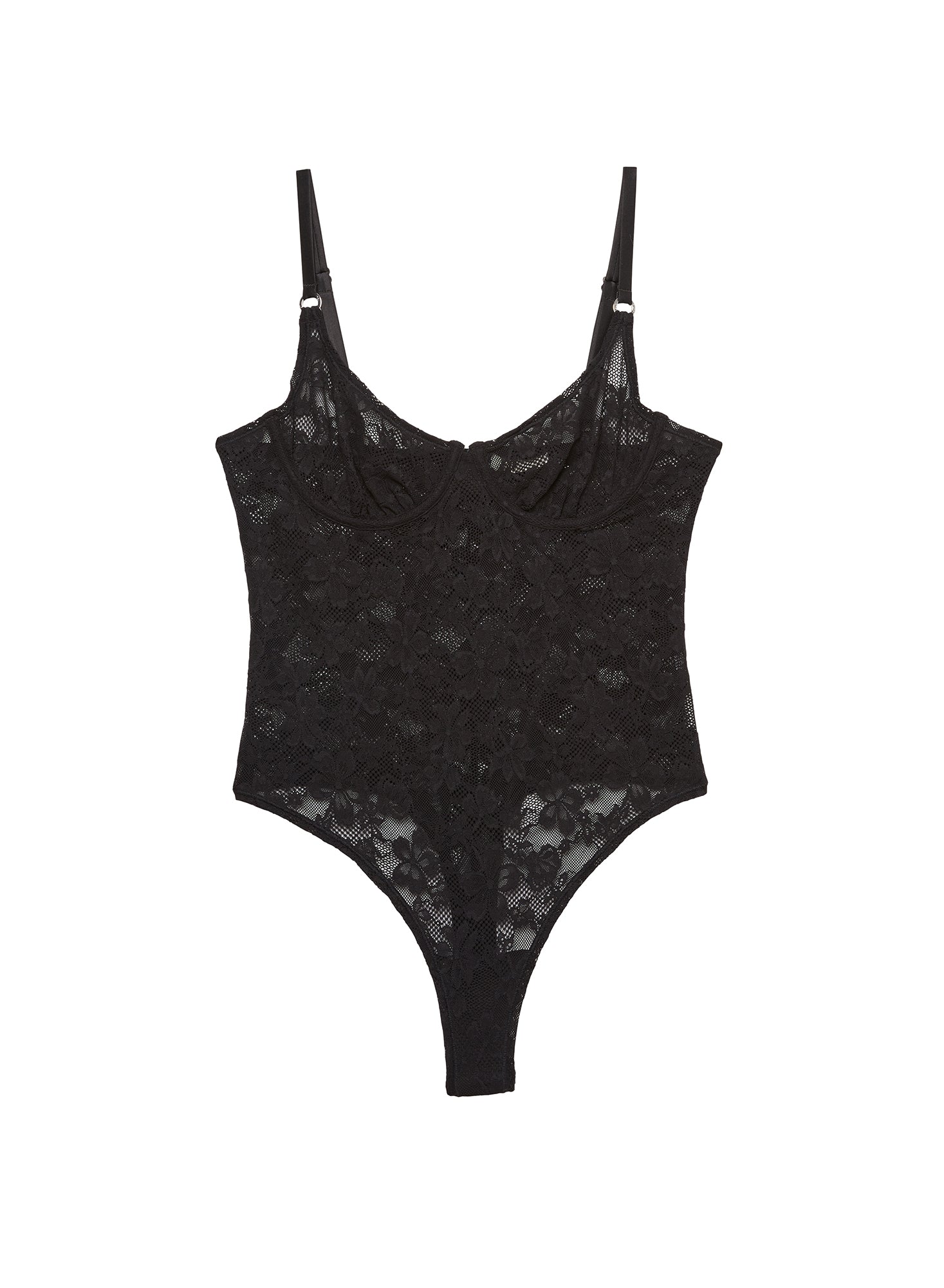 Fleur du Mal Le Stretch Lace Bodysuit