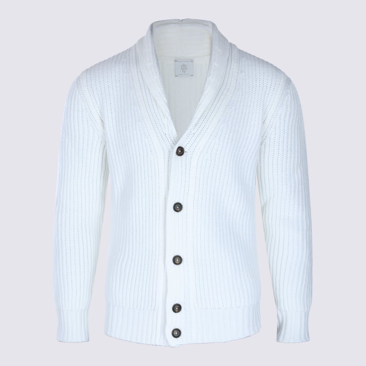 Eleventy Ivory Wool Knitwear