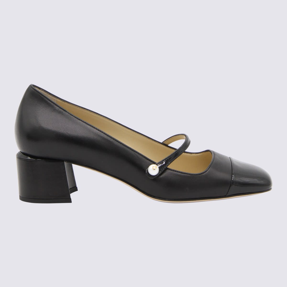 Jimmy Choo Black Leather Pumps