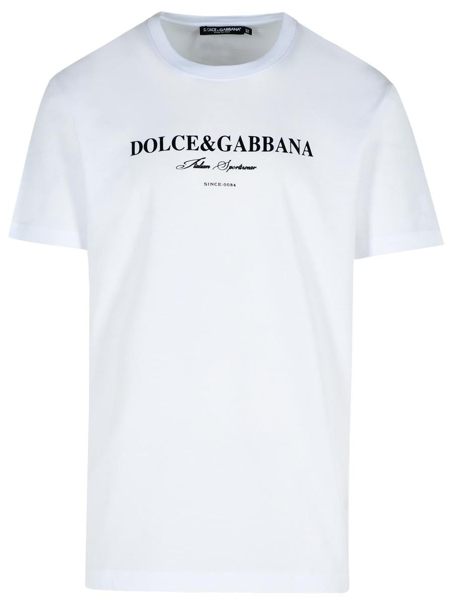 Dolce & Gabbana White Cotton T-Shirt