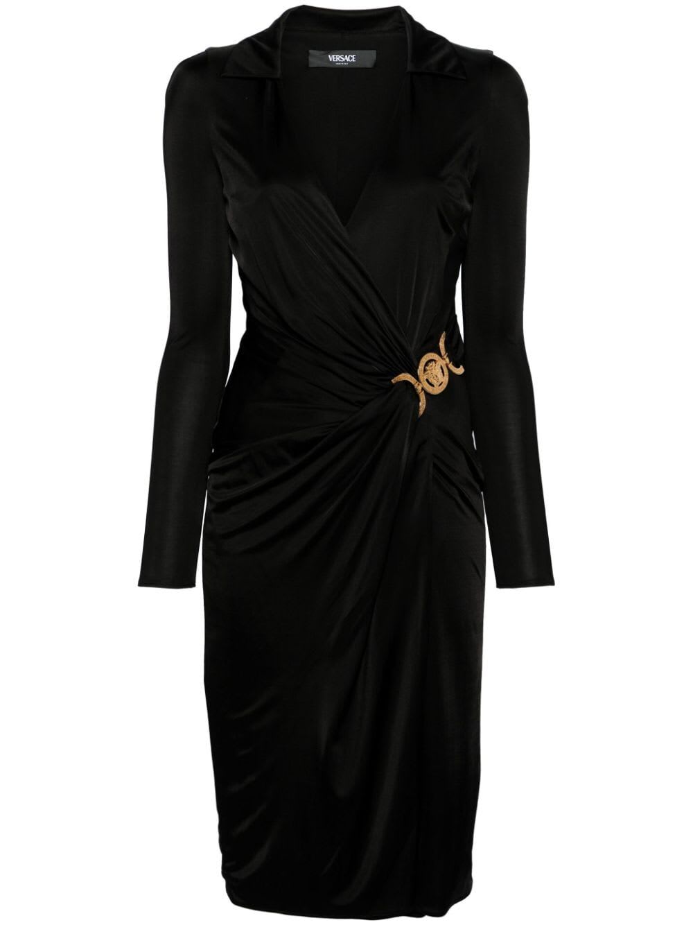 Versace Dress Stretch Crepe Jersey