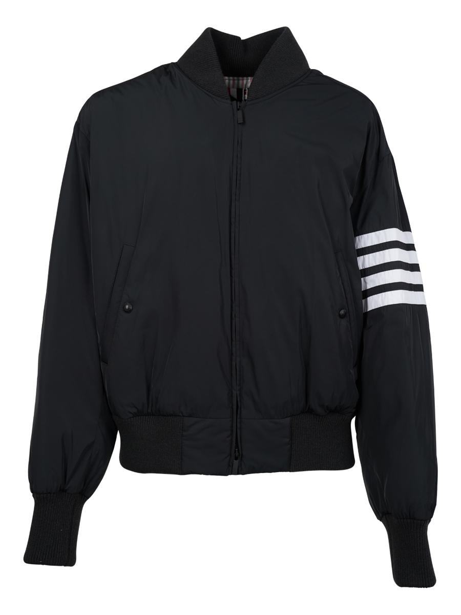 Thom Browne 4-Bar Bomber Jacket Clothing