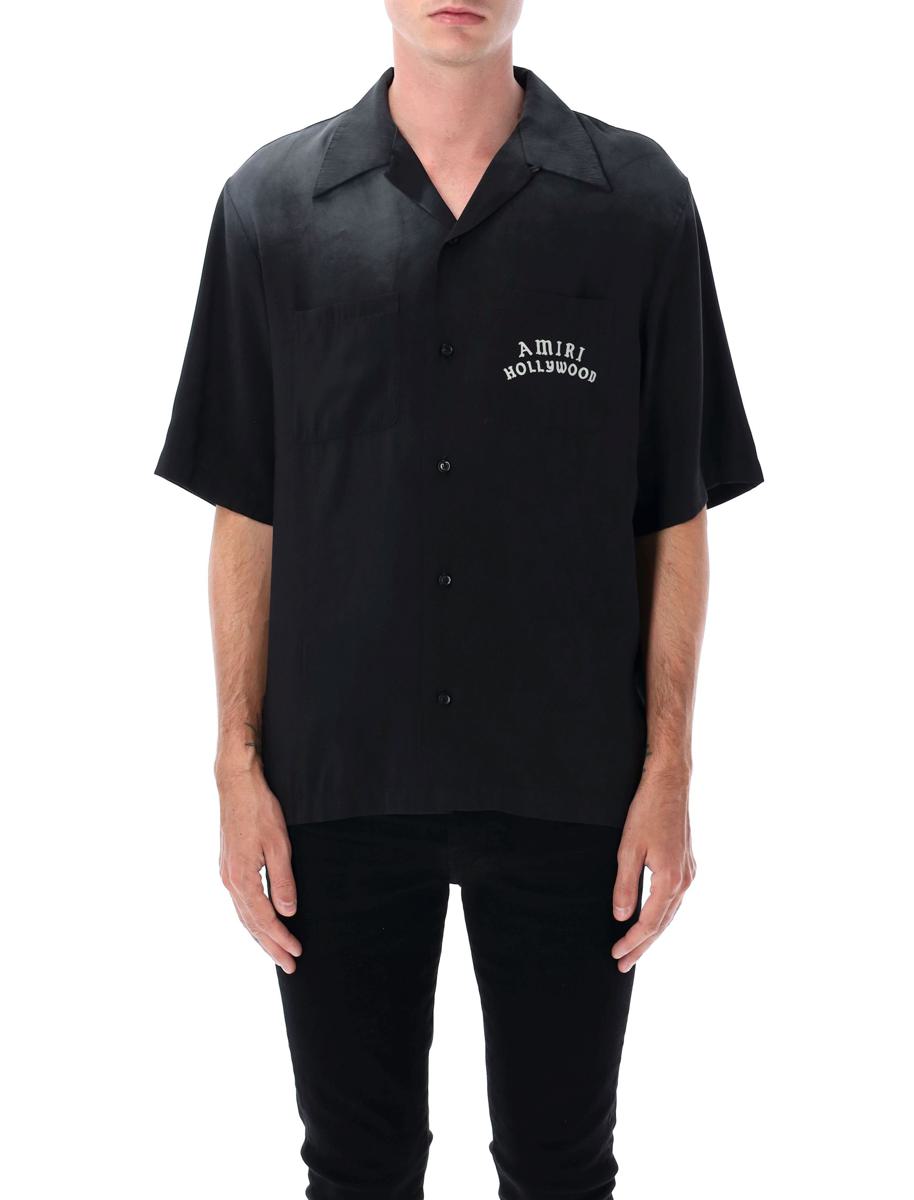 Amiri Hollywood Print Bowling Shirt