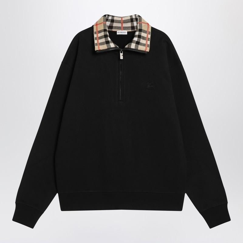 Burberry Half-Zip Sweatshirt In