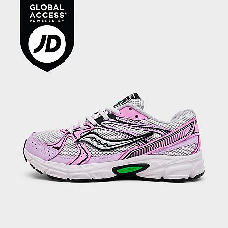 Saucony Women's Ride Millennium Casual Shoes in Pink/Purple Size: 5.0