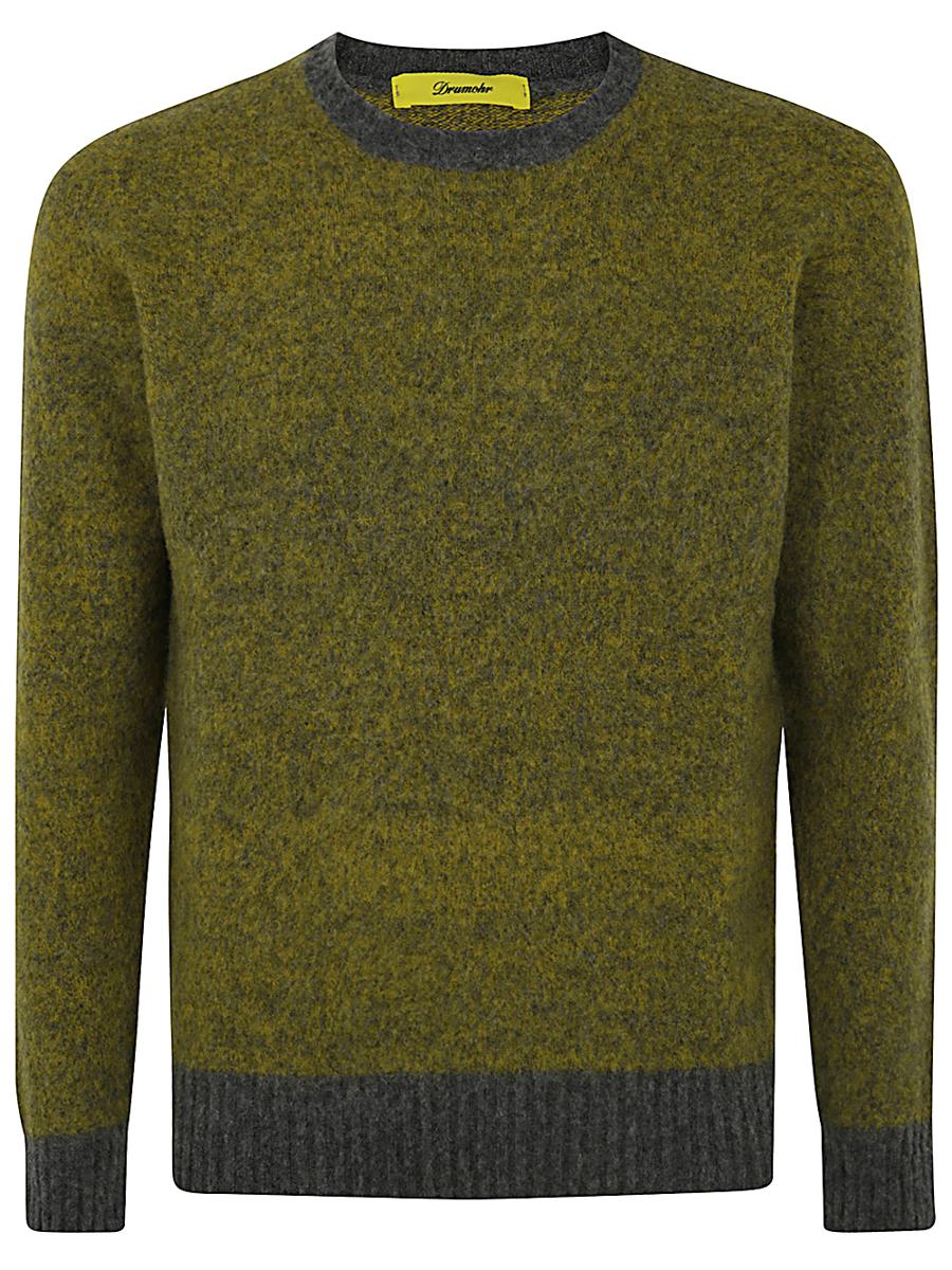 Drumohr Long Sleeve Crew Neck Sweater Clothing