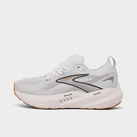 Brooks Women's Glycerin 22 Running Shoes in WHITE/GREY/BLACK Size: 5.0