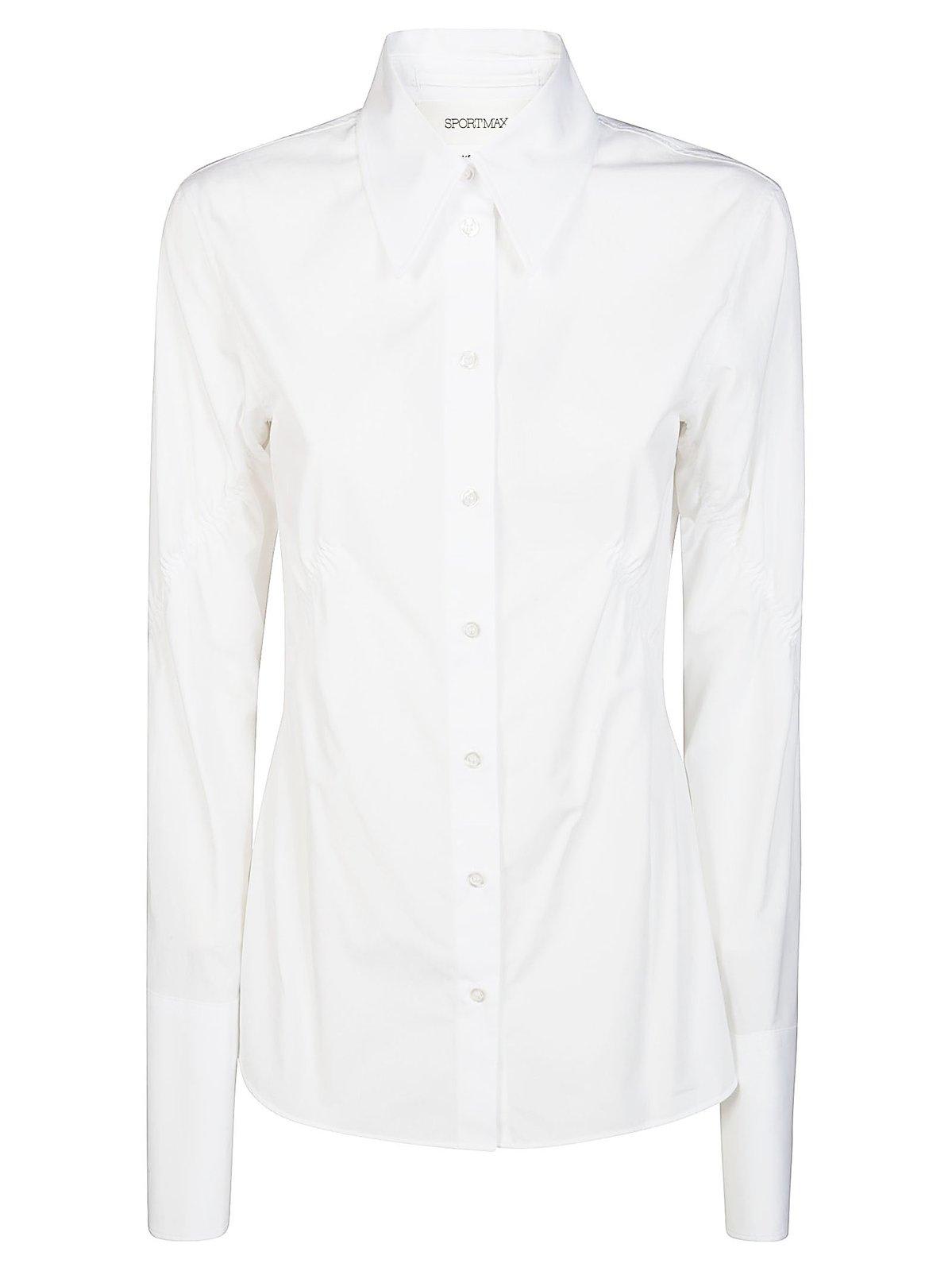 SportMax Buttoned Long-sleeved Shirt