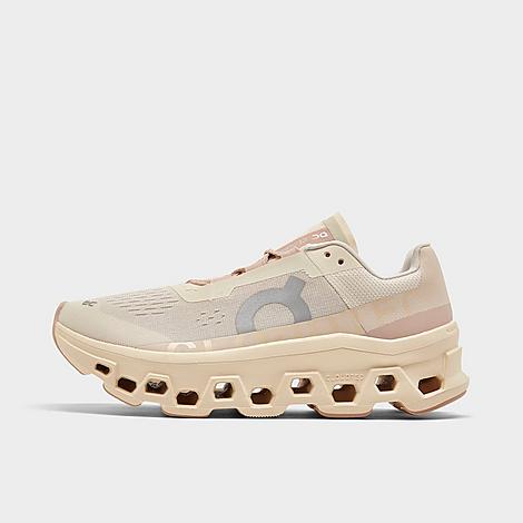 On Women's Cloudmster Running Shoes in Moon/Fawn Size: 6.0