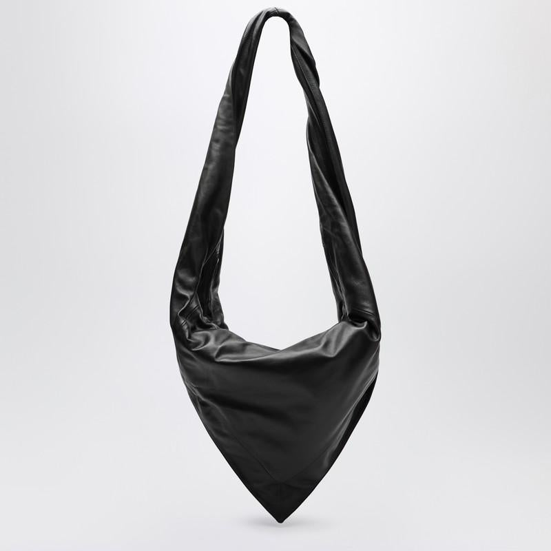 Lemaire Scarf Bag In Black/Brown