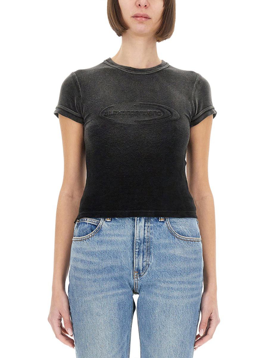 T By Alexander Wang T-Shirt With Logo