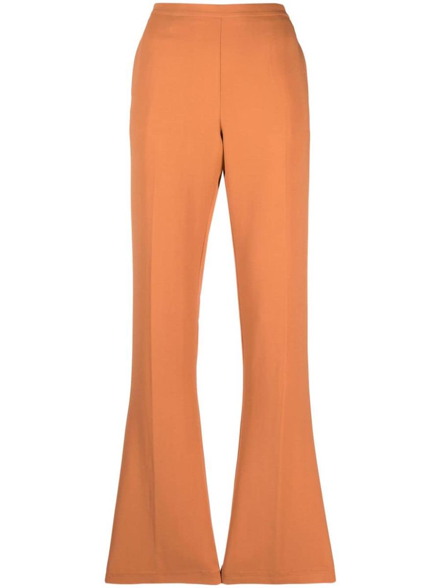 Forte_Forte Stretch Cady Crepe Low Waist Pants Clothing