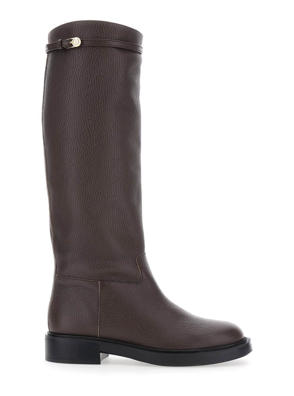 Pollini Stivale Donna Vitello Bottalato