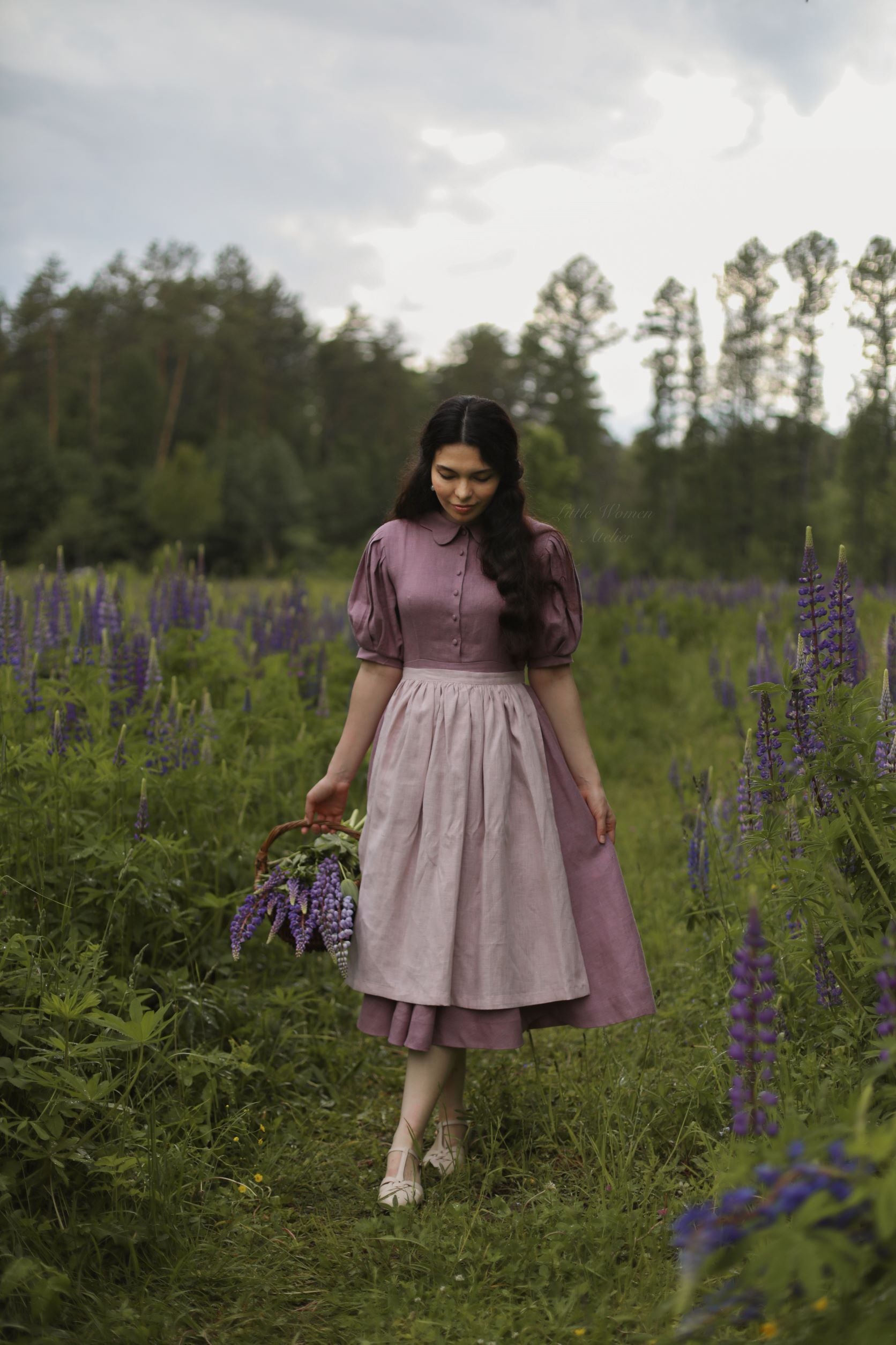 Half Apron | Linen pinafore