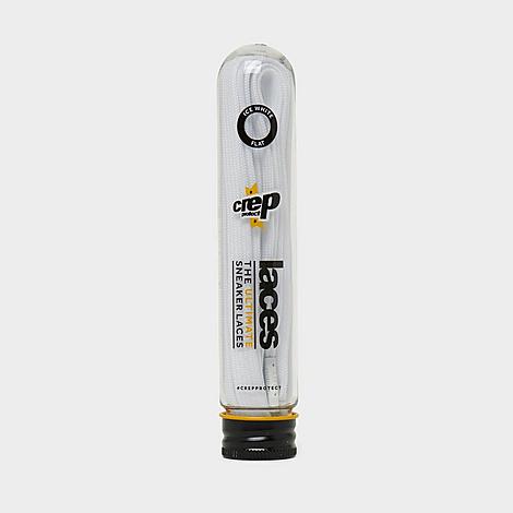 Crep Protect Pre-treated Flat Laces in WHITE Size: NOSIZE