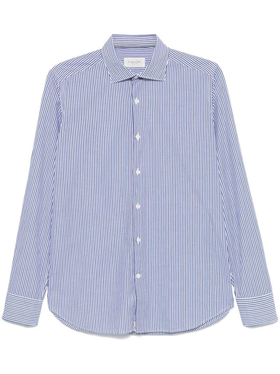 Tintoria Mattei Long Sleeve Striped Shirt Clothing