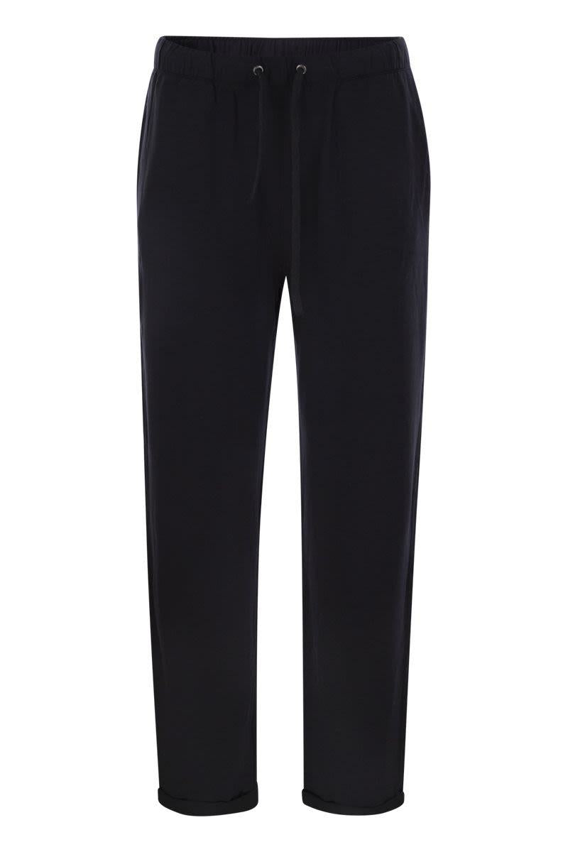 Majestic Filatures Trousers With Drawstring Waist