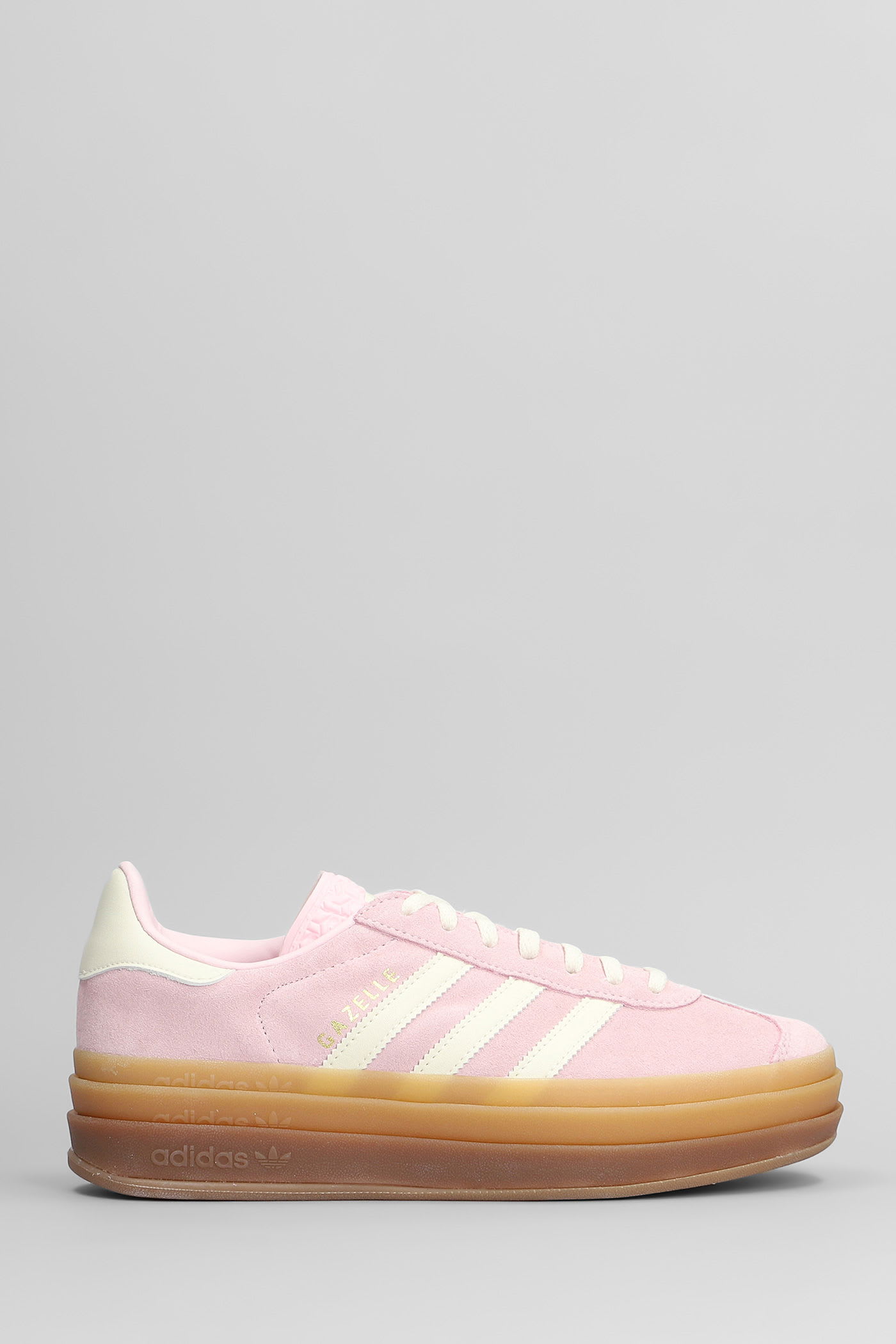 Adidas Gazelle Bold Sneakers In Rose-pink Suede