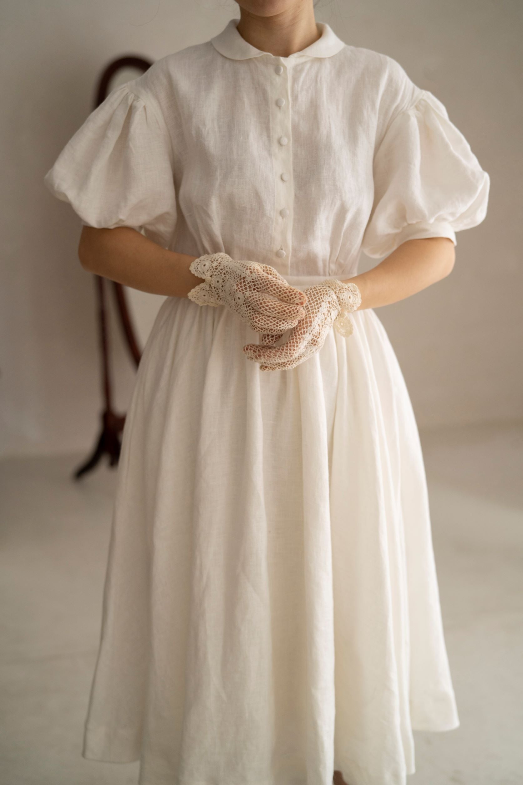Meg Dress with short sleeves