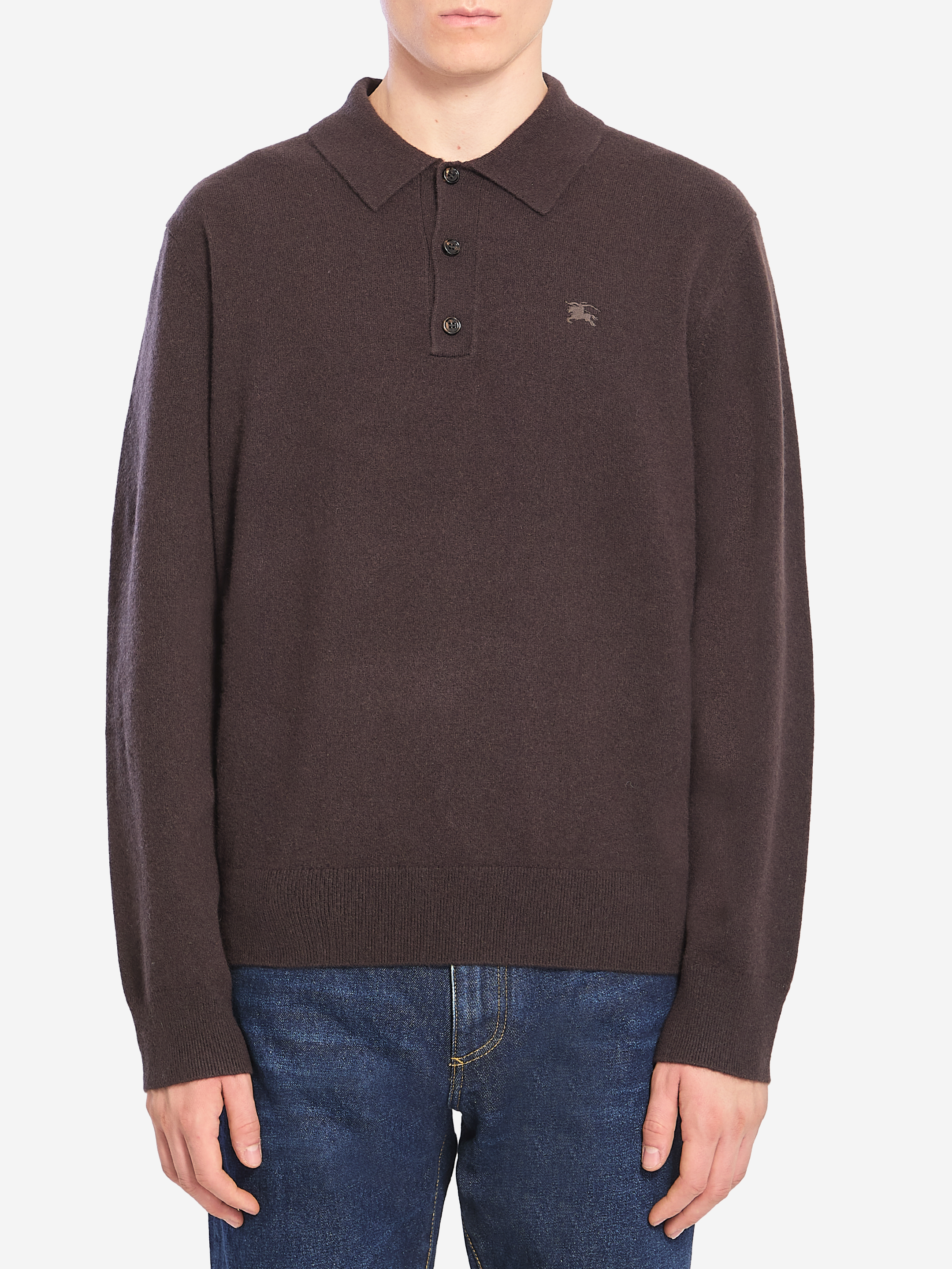 Polo in cashmere blend
