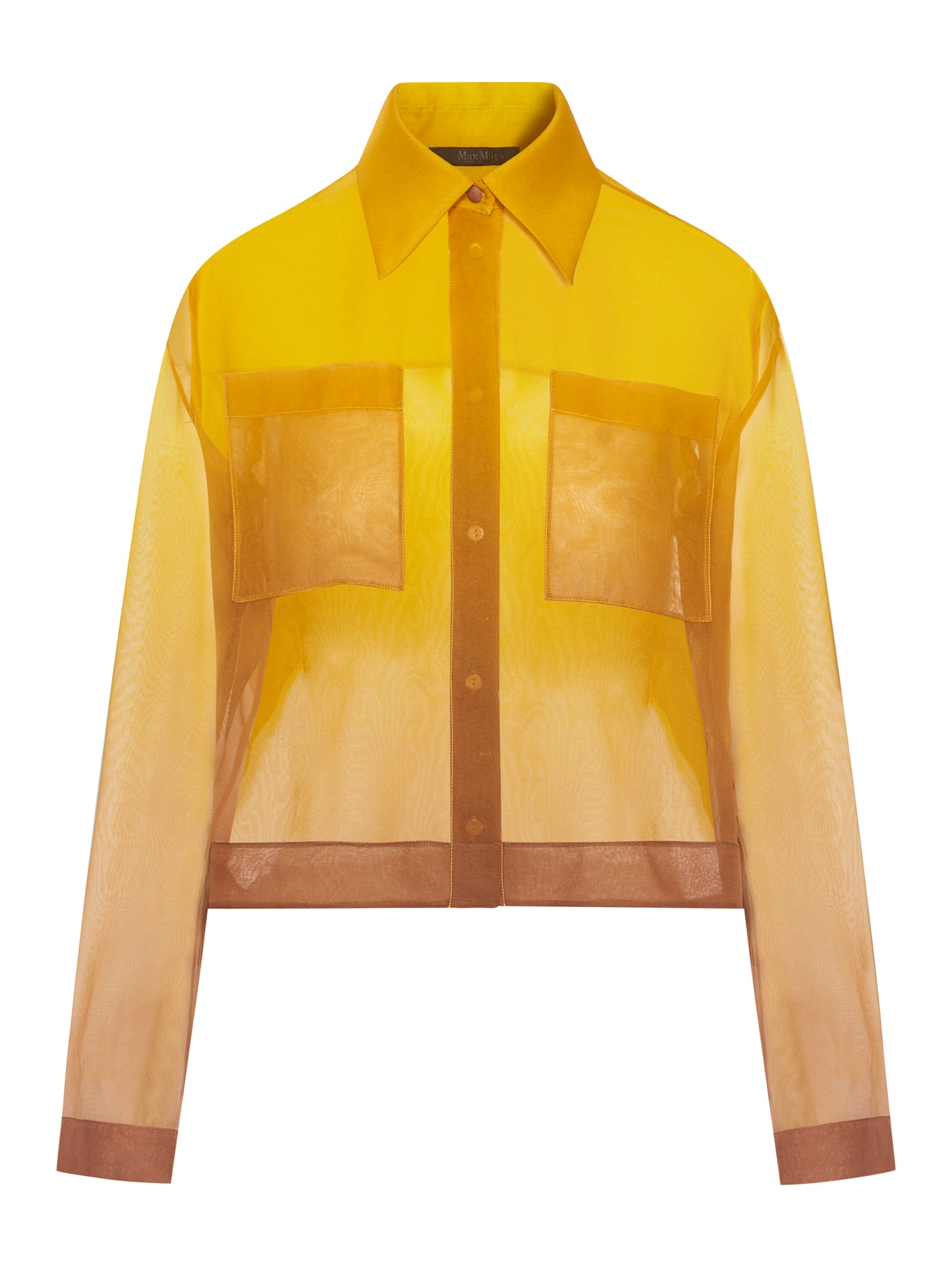 SILK ORGANZA CROP SHIRT - Maxmara Pianoforte - Woman