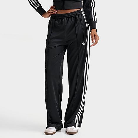 adidas Women's Originals adicolor 3-Stripes Firebird Loose Track Pants in Black Size: XS