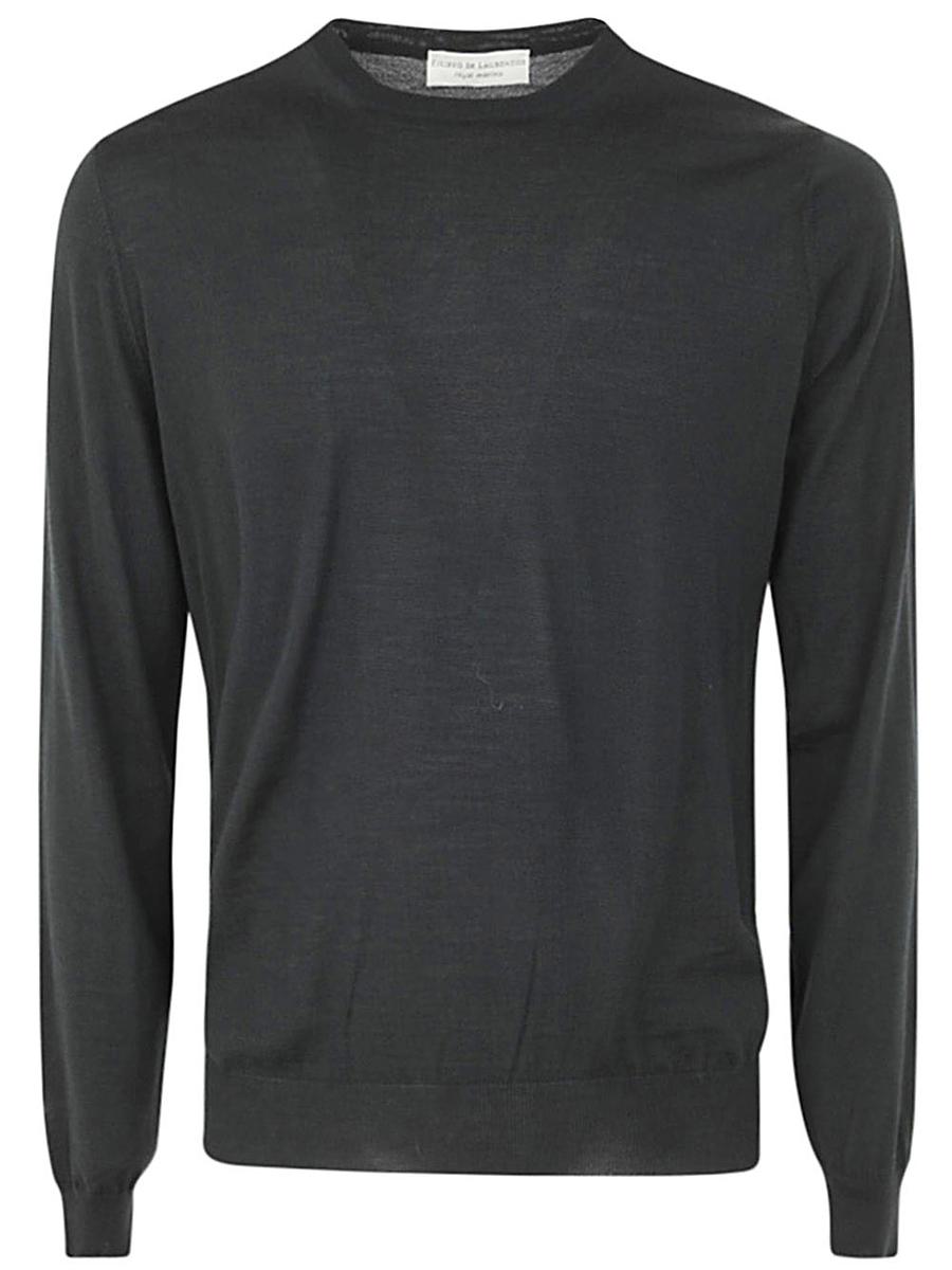 Filippo De Laurentiis Royal Merino Long Sleeves Crew Neck Sweater Clothing