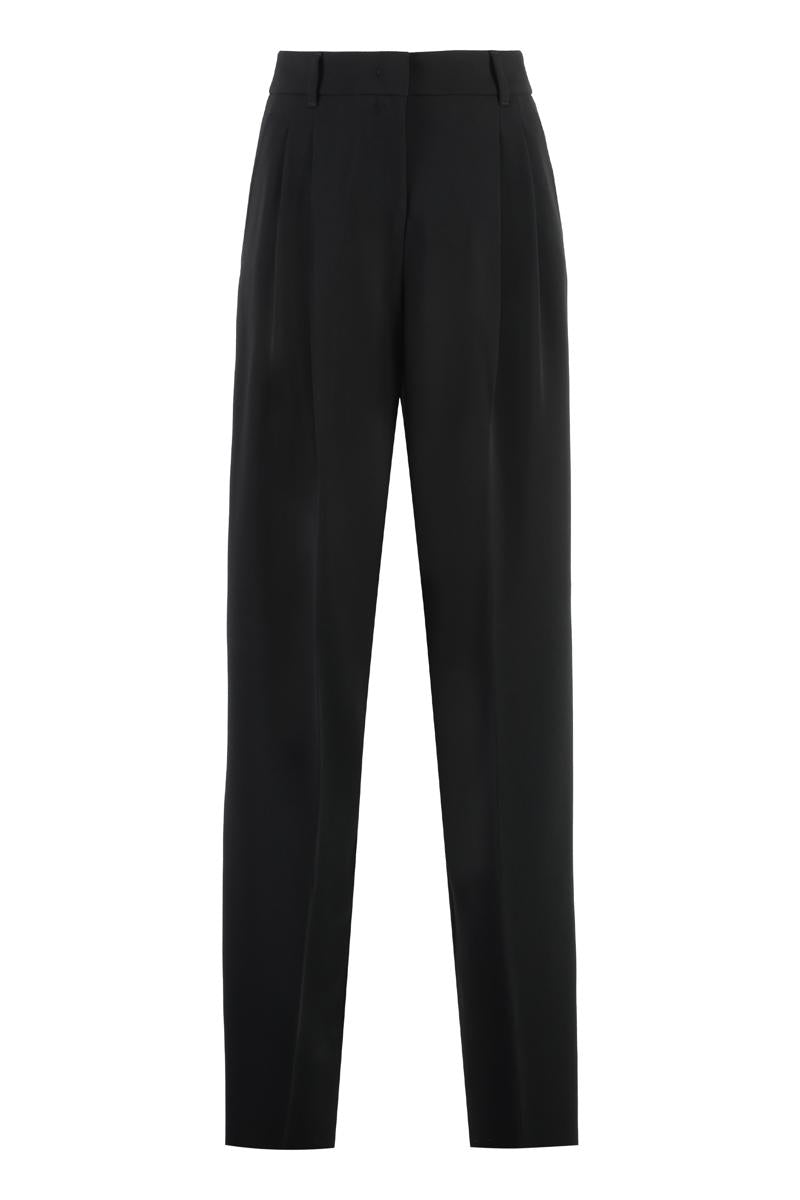 Max Mara Studio Latina High-Waist Crêpe Trousers