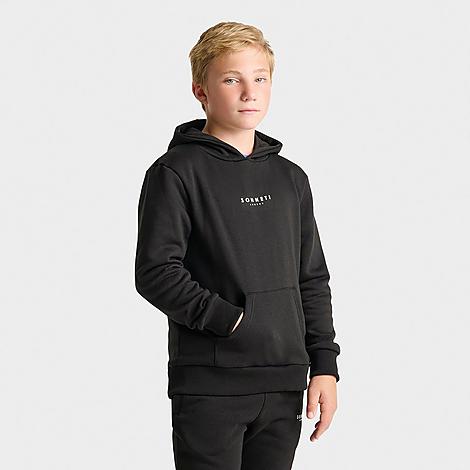 Sonneti Kids London Essential Pullover Hoodie in Black Size: Small
