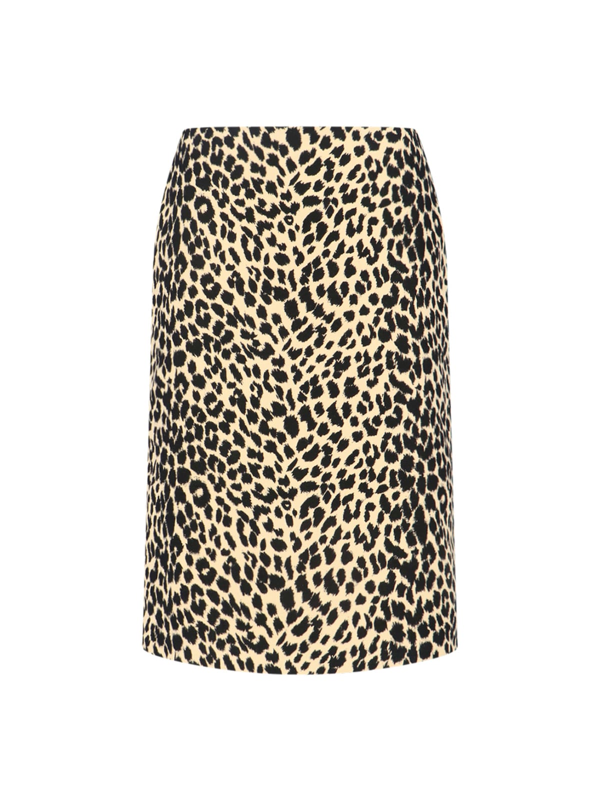 Aspesi Animal Print Midi Skirt