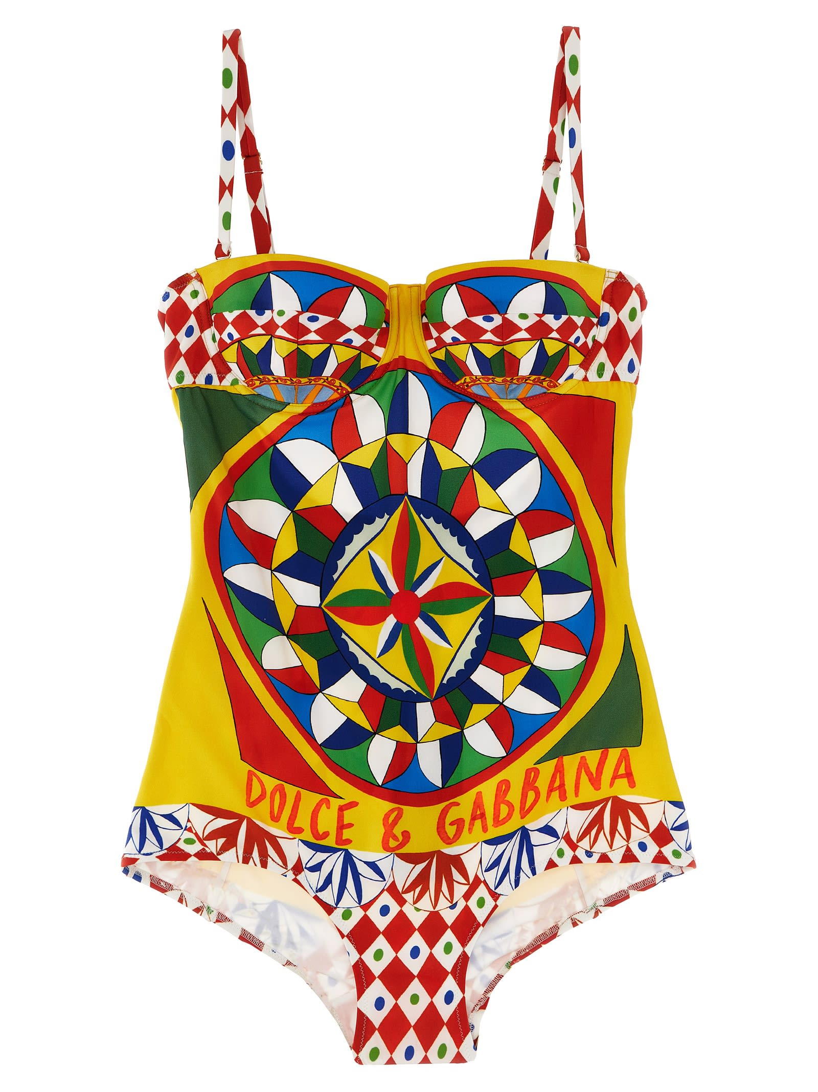 Dolce & Gabbana carretto One-piece Swimsuit