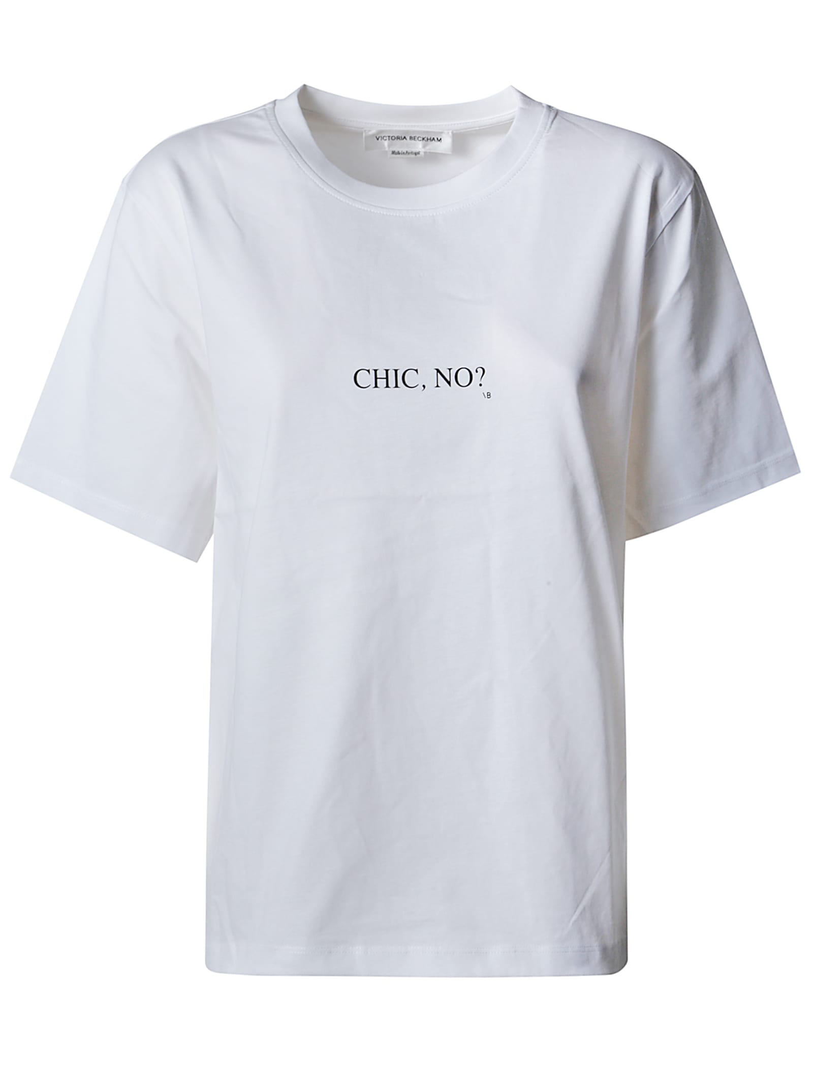 Victoria Beckham Classic Fit Slogan T-shirt
