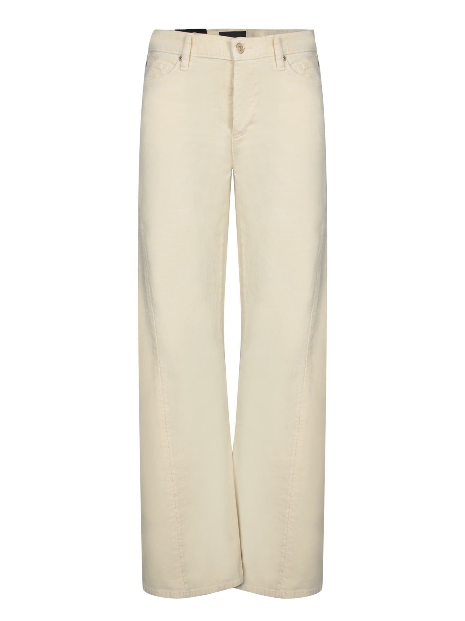 7 For All Mankind Twisted Dojo Cream Jeans