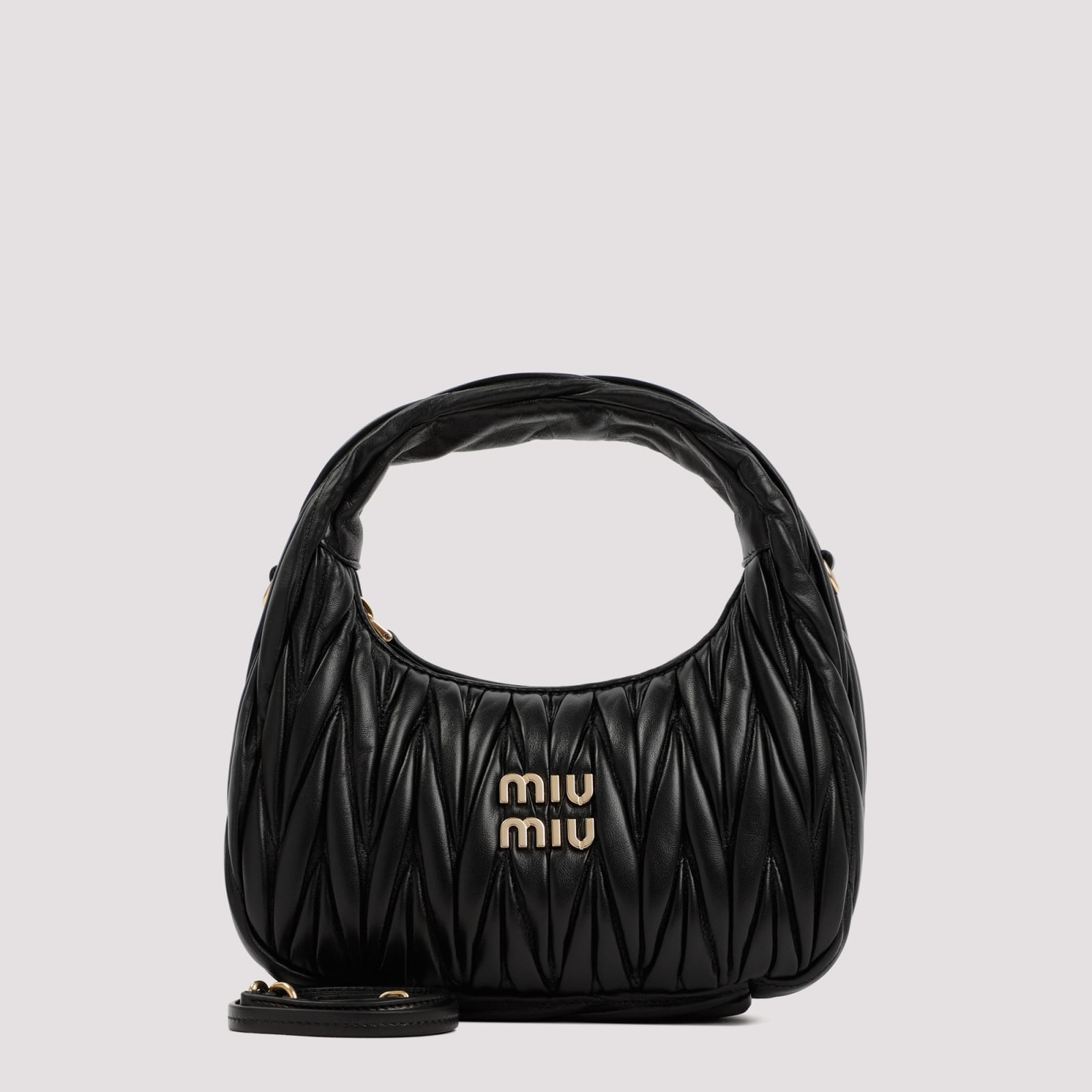 Miu Miu Wander Matelassé Hobo Bag
