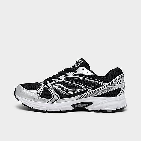 Saucony Men's Ride Millennium Casual Shoes in Black/Metallic Silver Size: 8.0