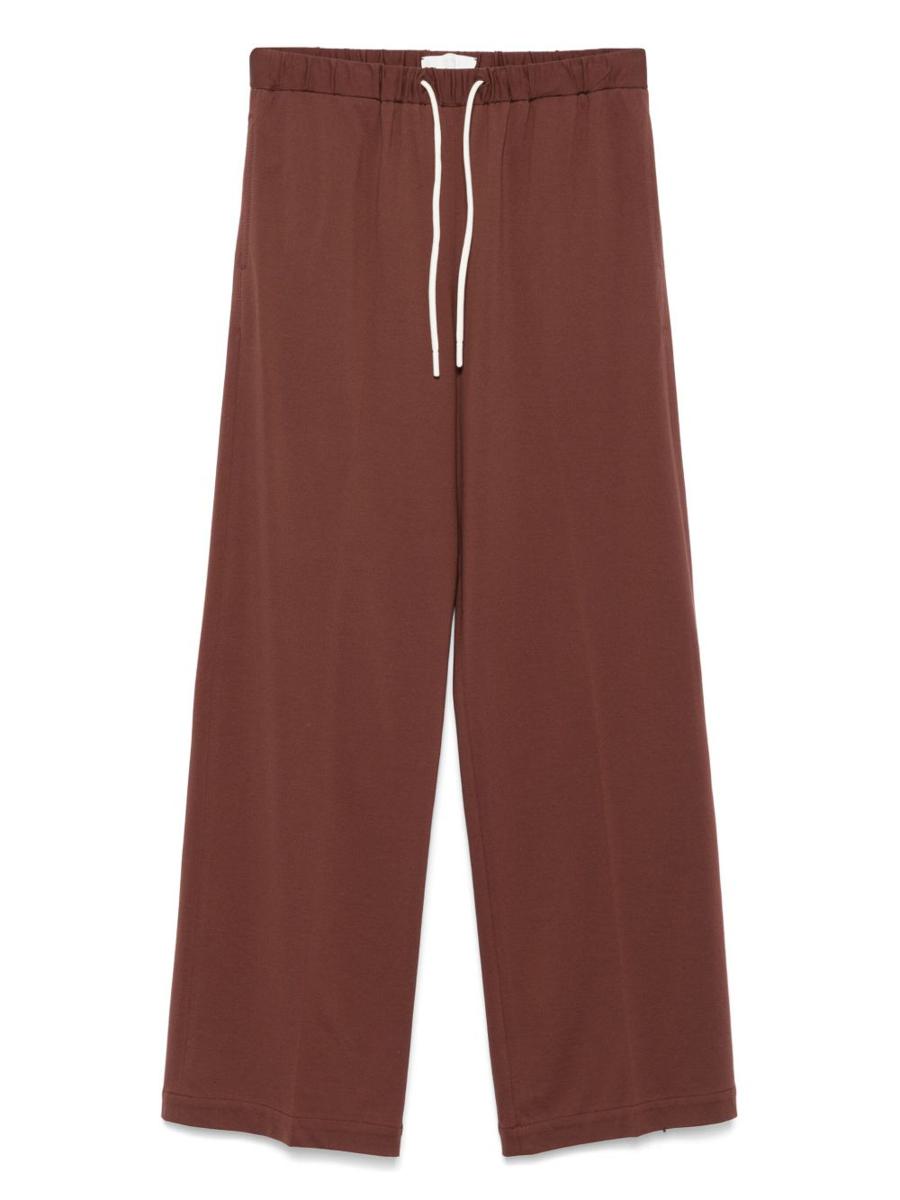 Circolo 1901 Brown Cotton Blended Sport Trousers